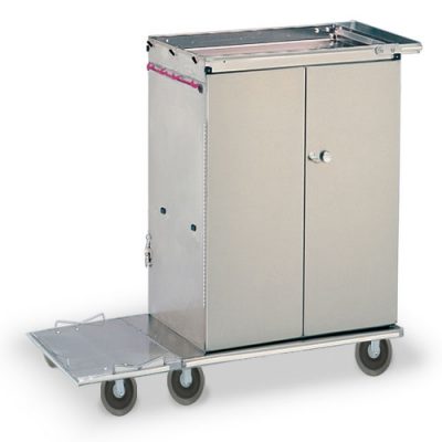 Folding Double Door LInen Cart